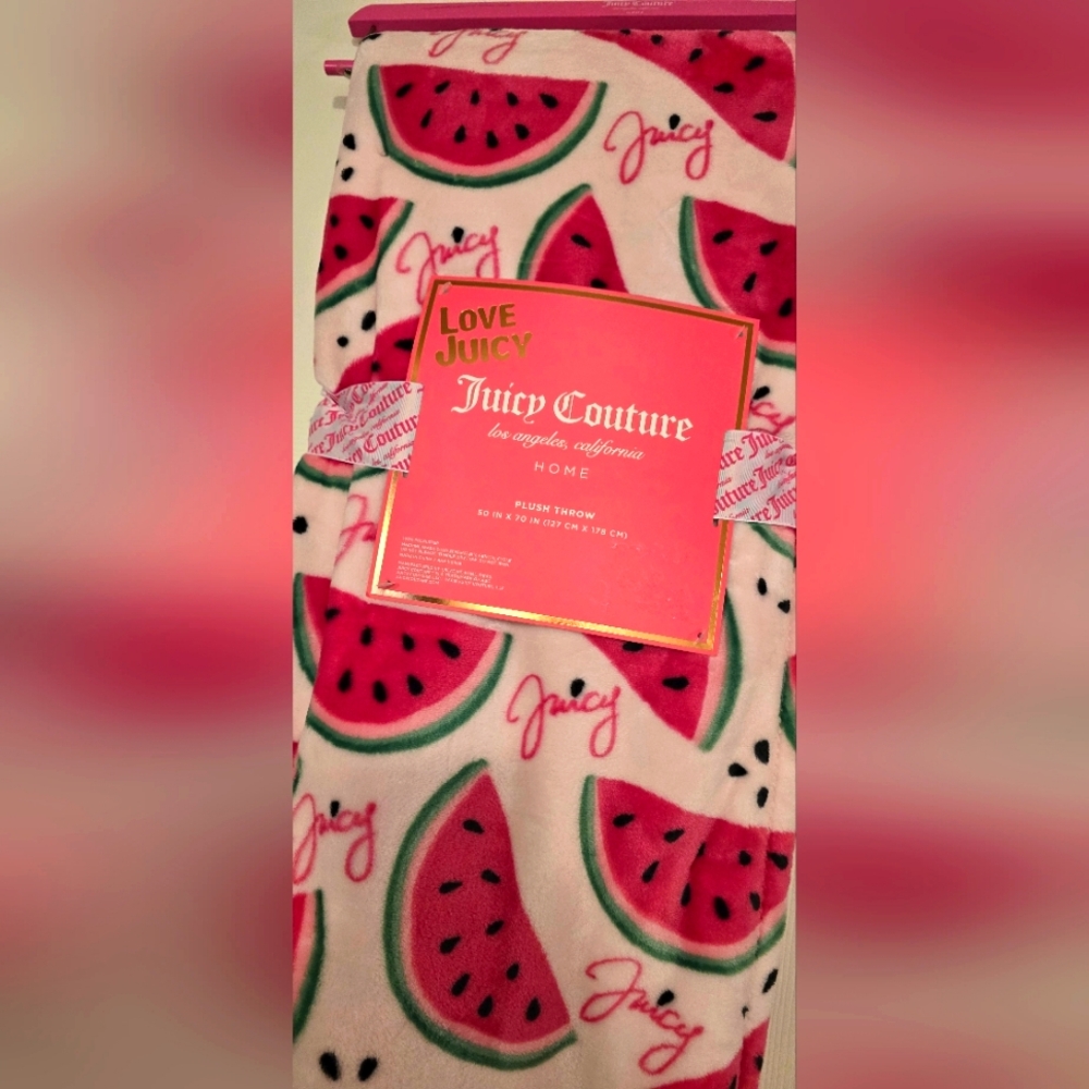 Juicy Couture Watermelon Throw